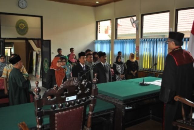 Pelantikan Panitera Muda