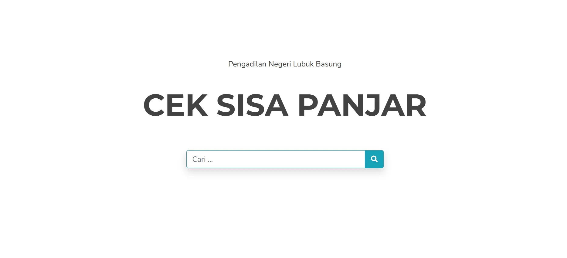 Cek Sisa Panjar
